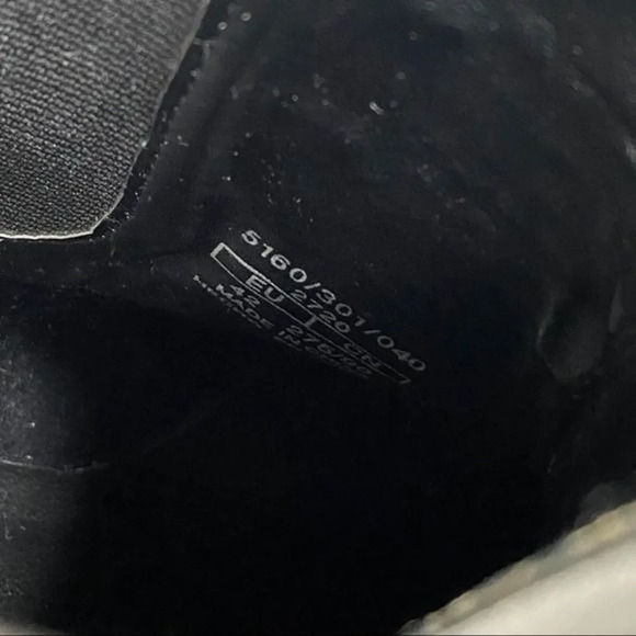 NEW zara bootie black leather ankle boots elastic GUSSET pull on womens 11 EU 42 - Picture 14 of 16